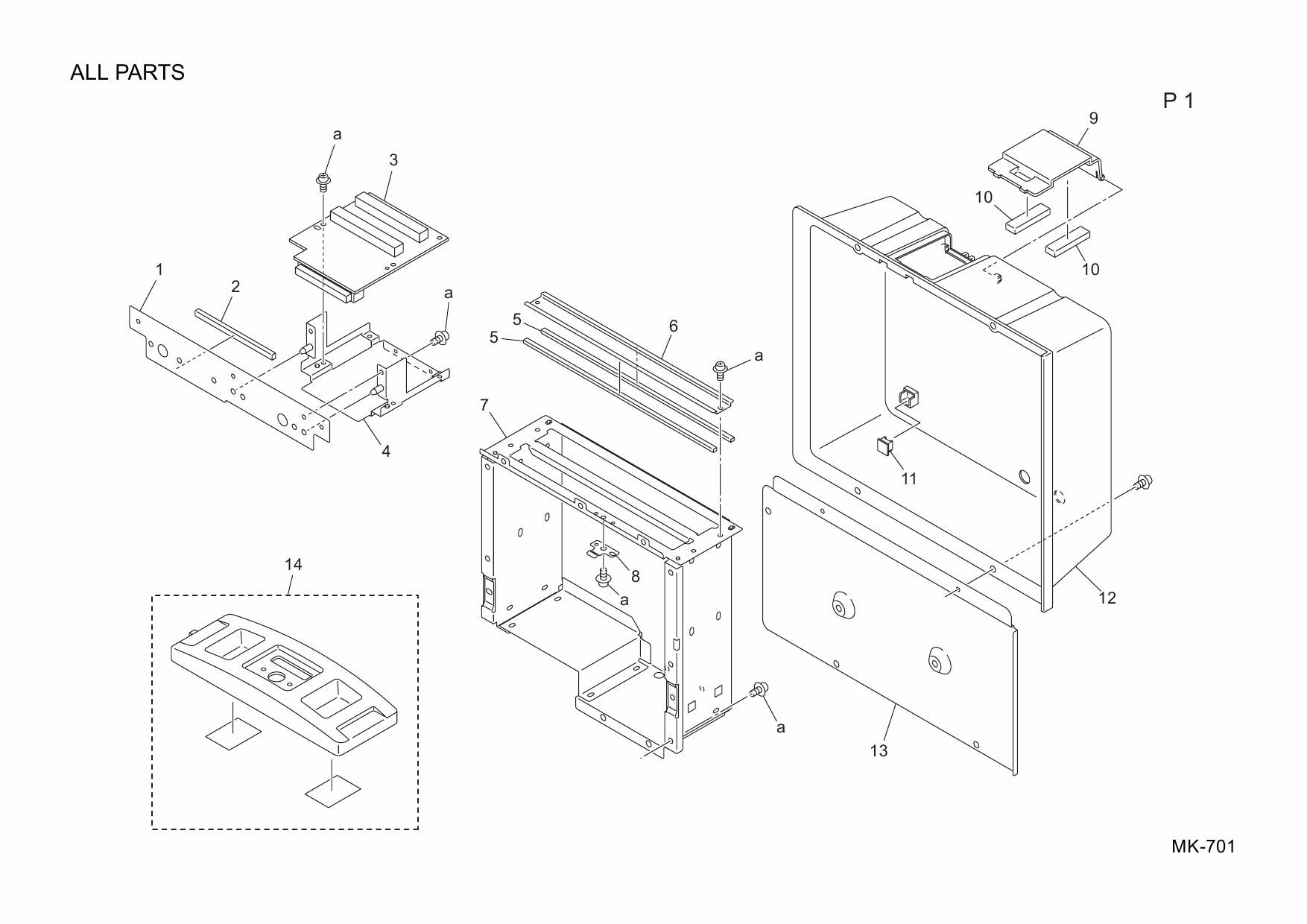Konica-Minolta Options MK-701 15MY Parts Manual-5